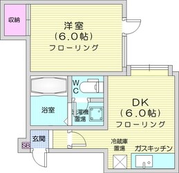 元町駅 徒歩4分 2階の物件間取画像